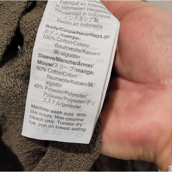 FINAL SALEš·MadewellāOliveāgreenālongāsleeveātopāsizeāM - Picture 12 of 16